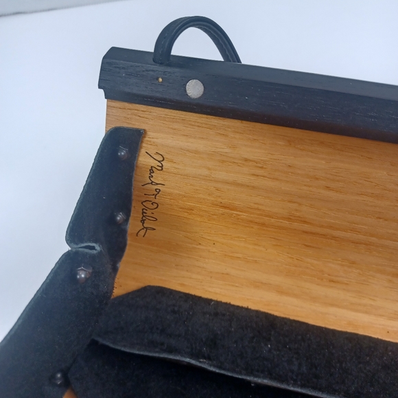 Hammill Diebolt Handcrafted wood Petrea Maple Burl Cluster Clutch - Picture 8 of 13